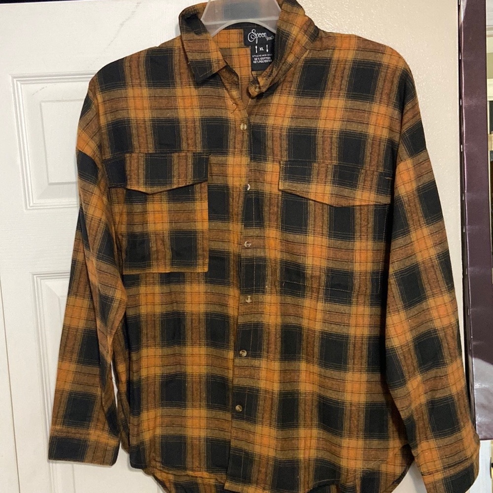 Long-Sleeve Plaid Flannel